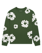 Denim Tears Cotton Wreath L/S Green