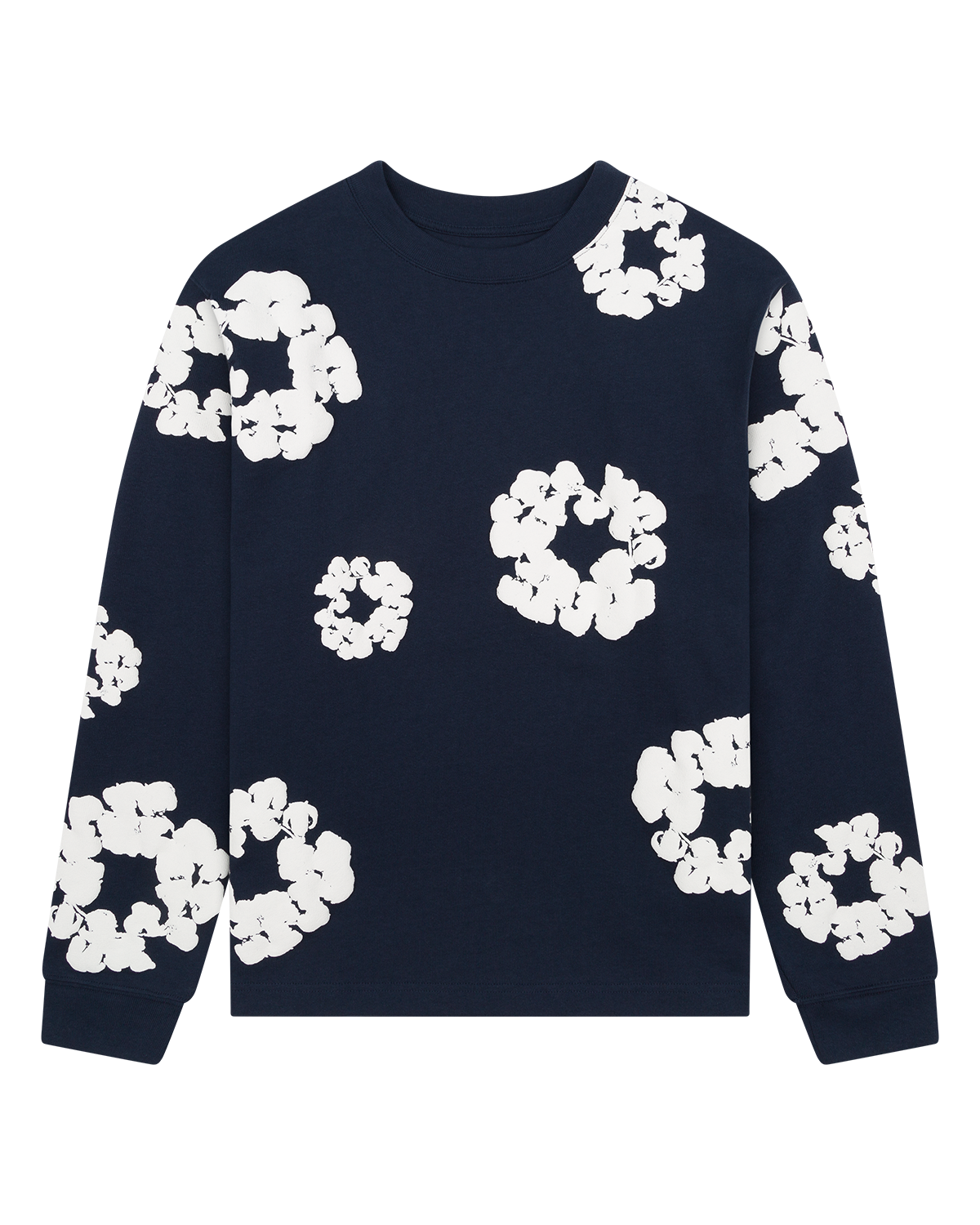 Denim Tears Cotton Wreath L/S Navy