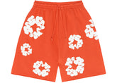 Denim Tears The Cotton Wreath Sweatshorts Orange