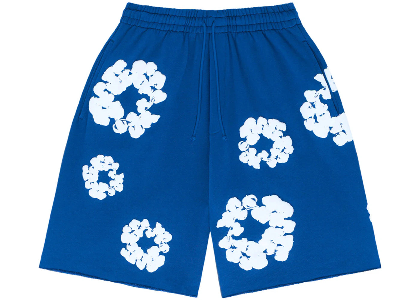 Denim Tears The Cotton Wreath Sweatshorts Royal Blue