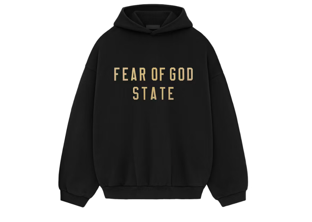 Fear of God Essentials Fleece Hoodie Black