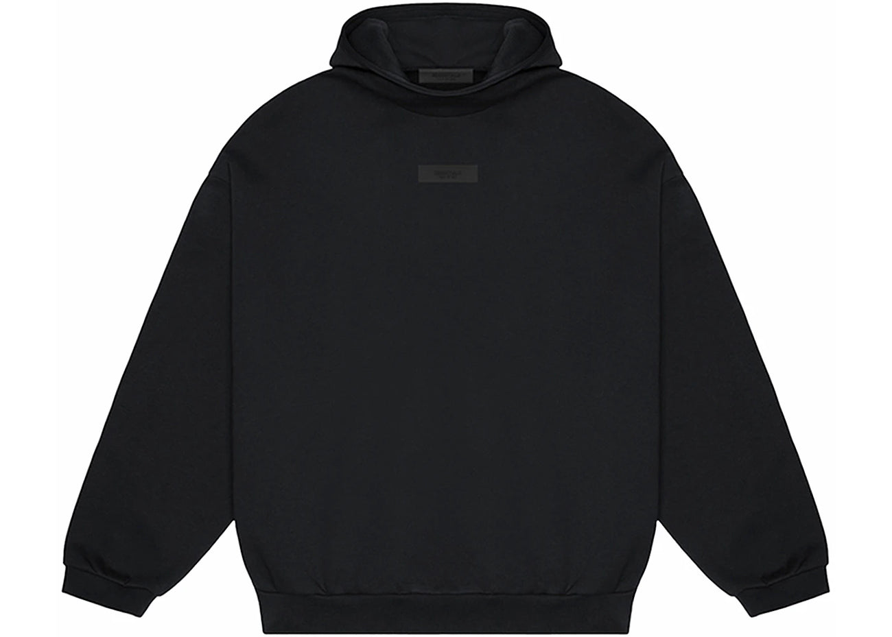 Fear of God Essentials Hoodie Jet Black (SS24)