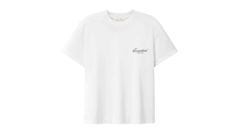 Fear of God Essentials Signature Classic Tee (SS26) Bright White