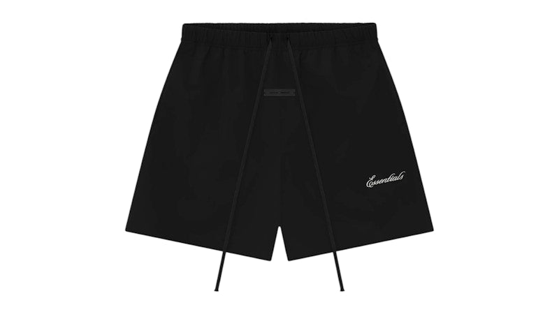 Fear of God Essentials Sporty Nylon Classic Short Jet Black