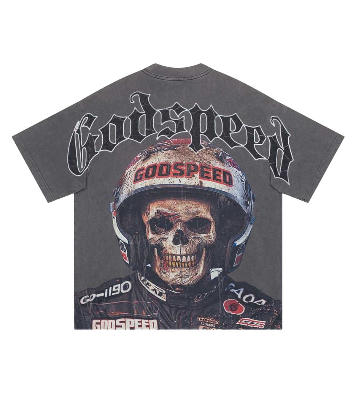 GODSPEED Crash Out T-Shirt Grey Wash