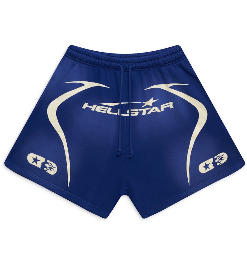 Hellstar Warm Up Shorts Blue