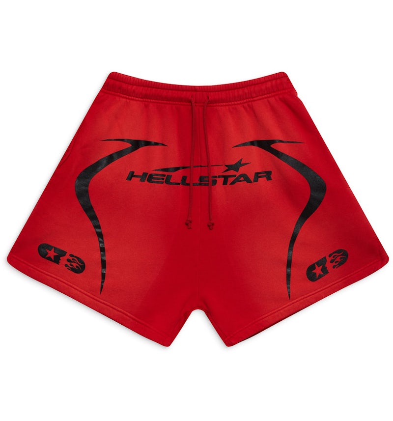 Hellstar Warm Up Shorts Red