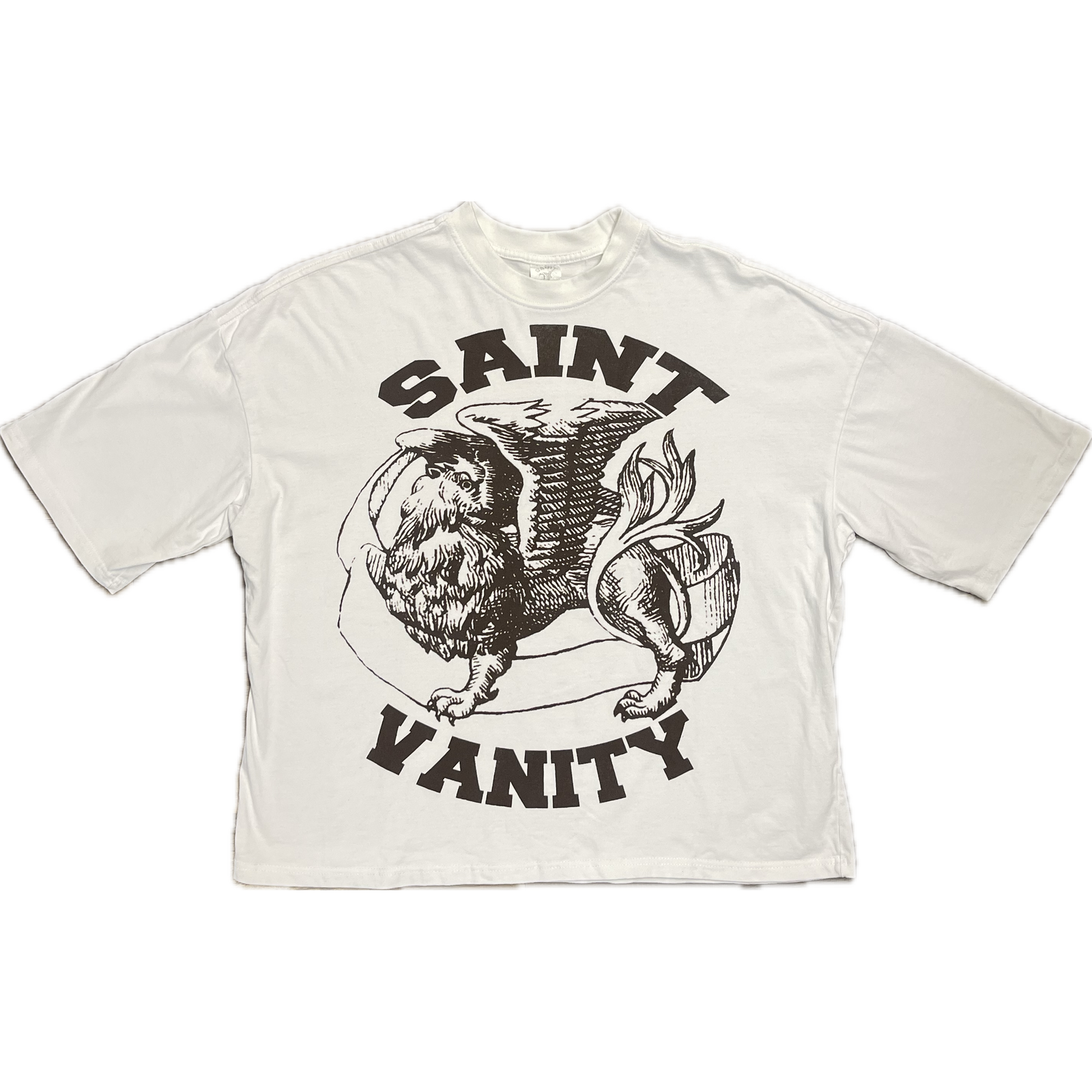 Saint Vanity Griffin Tee White/Brown