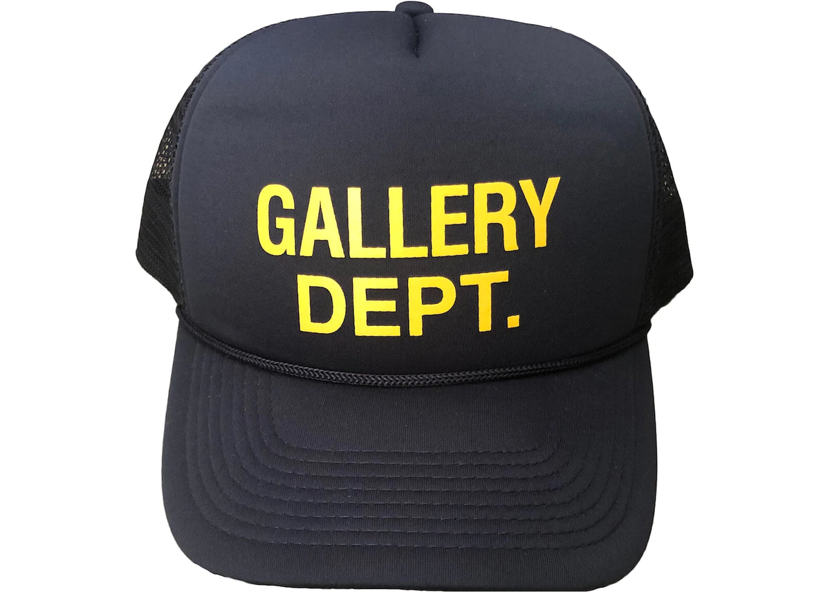 Gallery Dept. Logo Trucker Hat Navy/Yellow