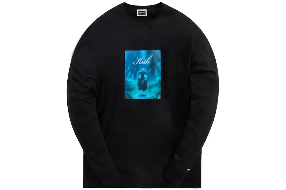 Kith x STAR WARS Do Or Do Not L/S Tee Black