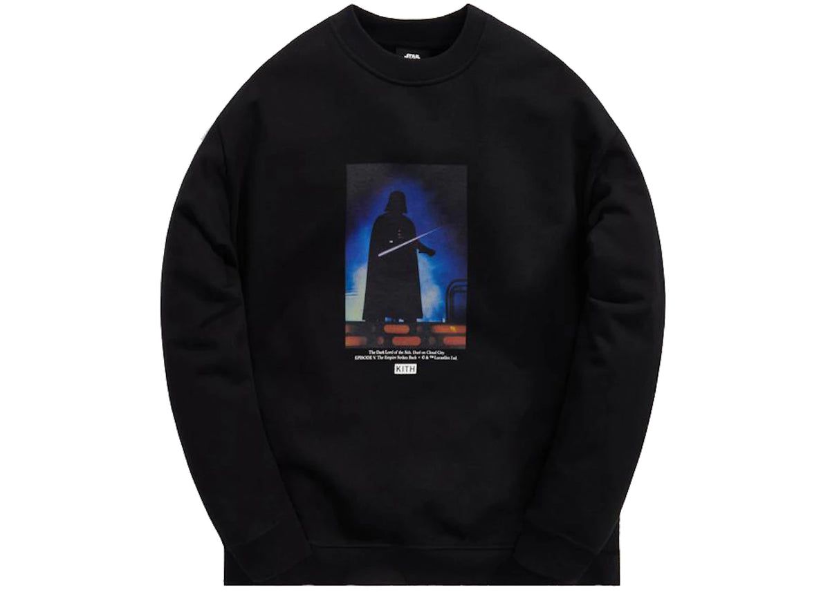 Kith x STAR WARS Vader Crewneck Black