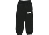 Off-White Airport Tape Short Sweatpants Black/White