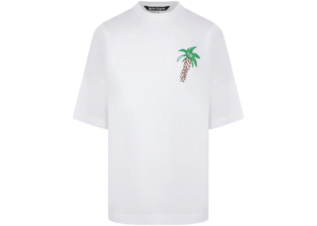 Palm Angels Sketchy Cotton Oversized T-shirt