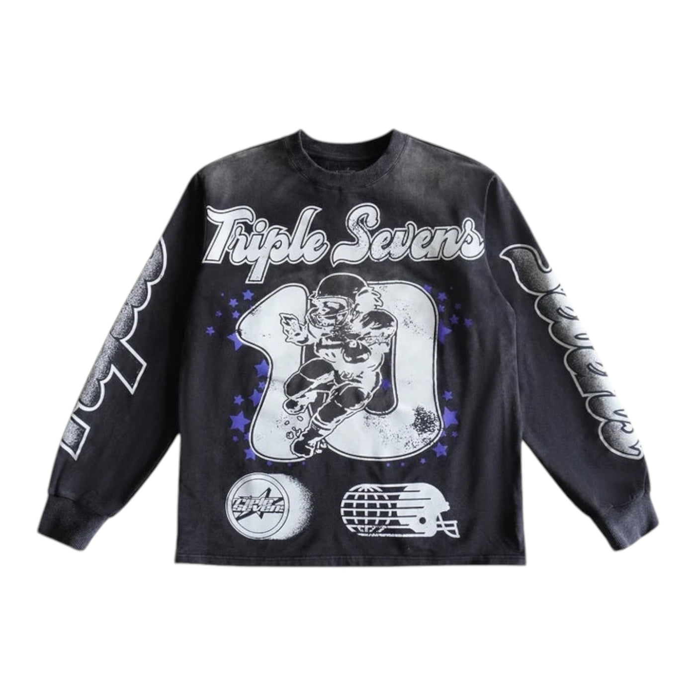 Triple Sevens All Star L/S Black