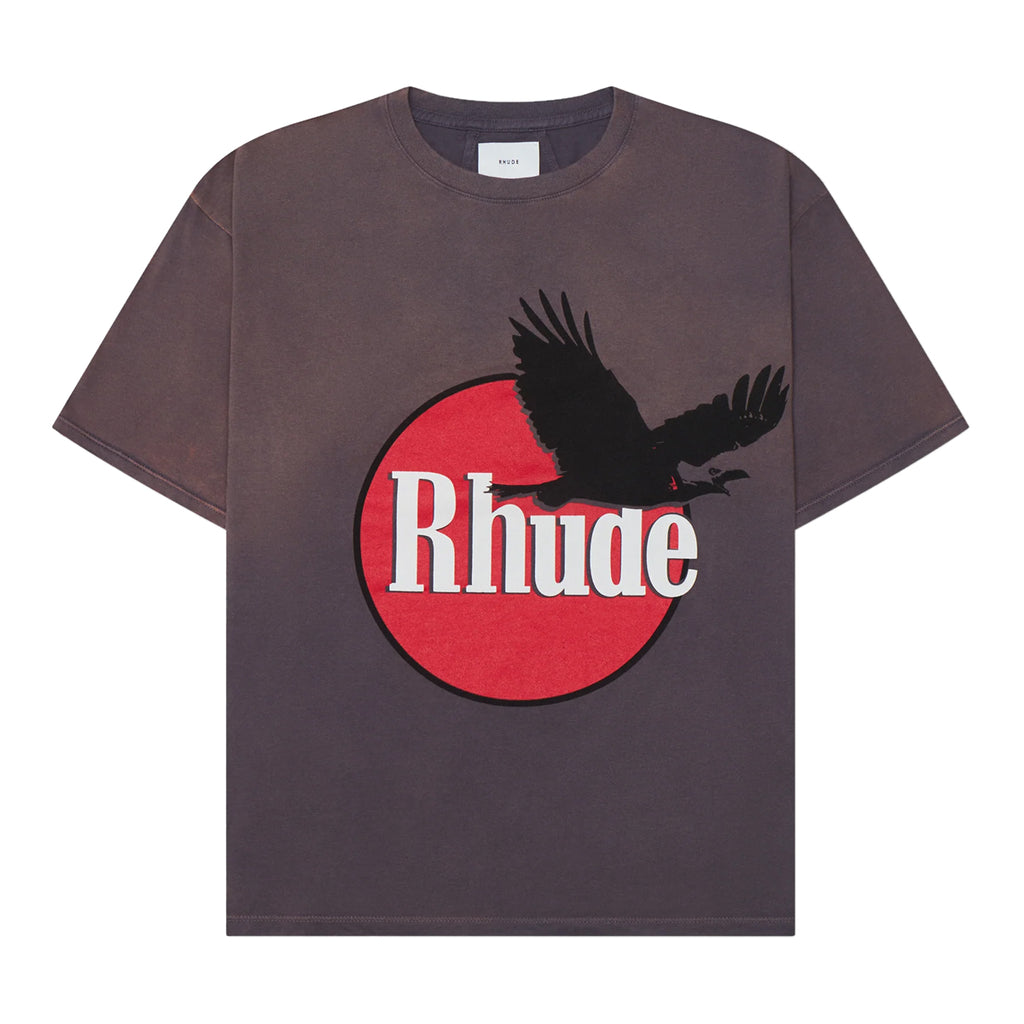 Rhude Eagle Logo Tee Vintage Grey