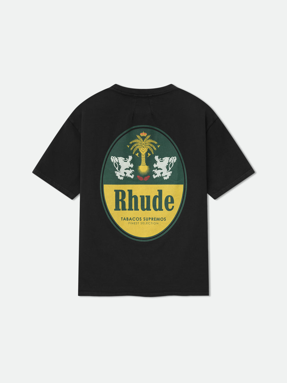 Rhude Vintage Black Tabaco Tee