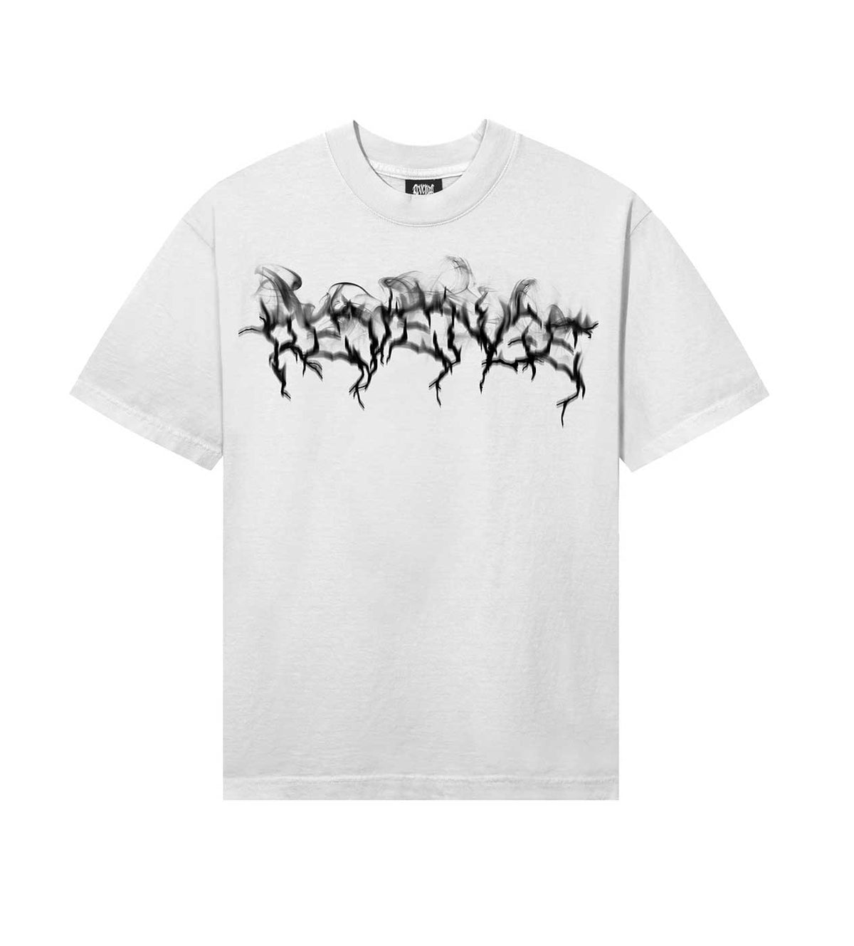 Revenge Smoke Logo Lightning Tee White