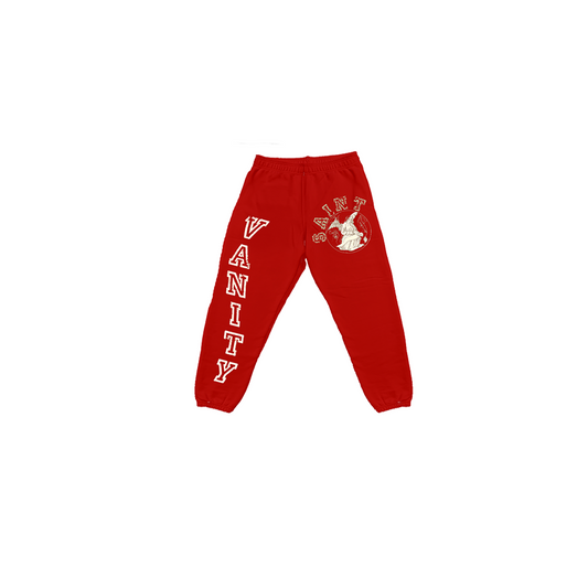 Saint Vanity Red Vanity Sweatpants