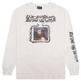 Saint Michael Satan L/S Tee White