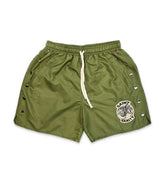 Saint Vanity Nylon Shorts Olive