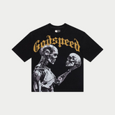 GODSPEED Mankind vs Ai III Tee Black Yellow