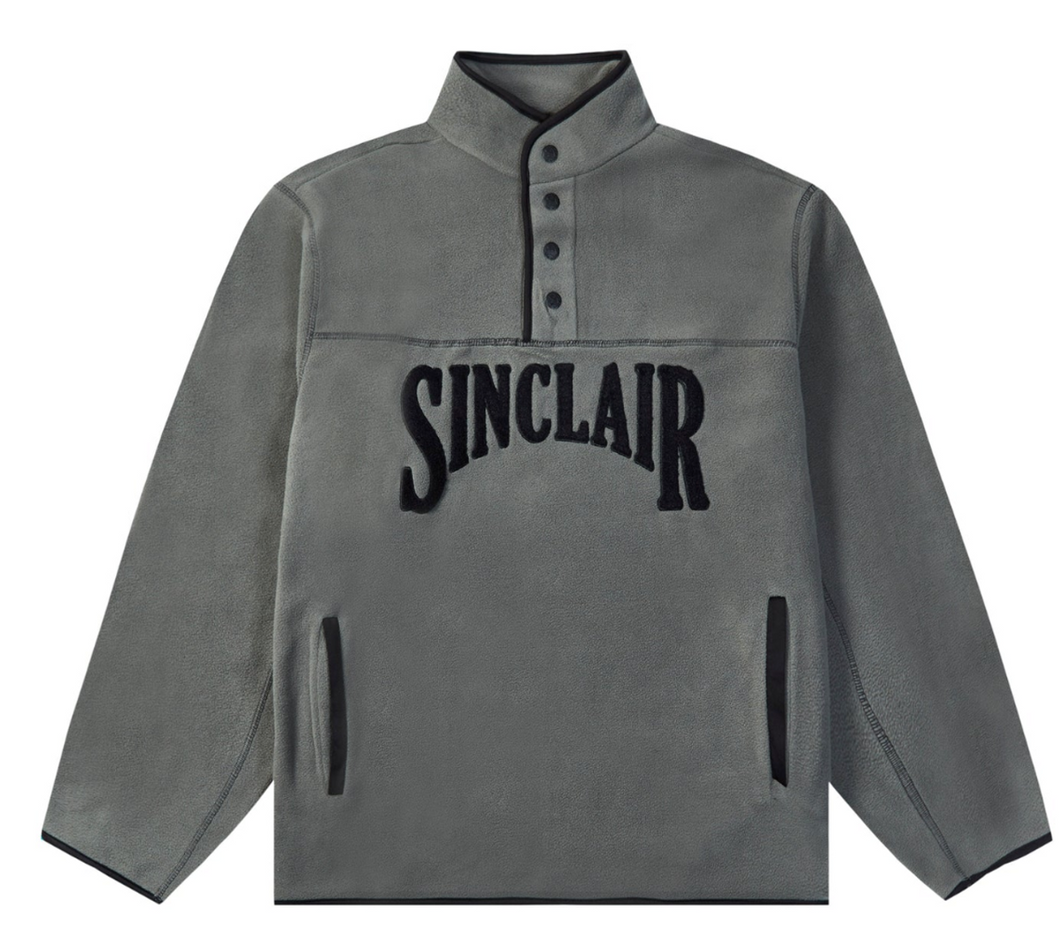 SINCLAIR GMT POLAR FLEECE PULLOVER 'GREY'