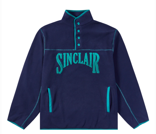 SINCLAIR YACHT-MASTER POLAR FLEECE PULLOVER 'NAVY'