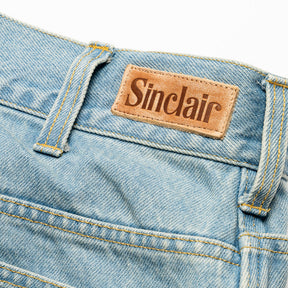 Sinclair Single Knee Rigid Cargo Denim Light Blue Wash