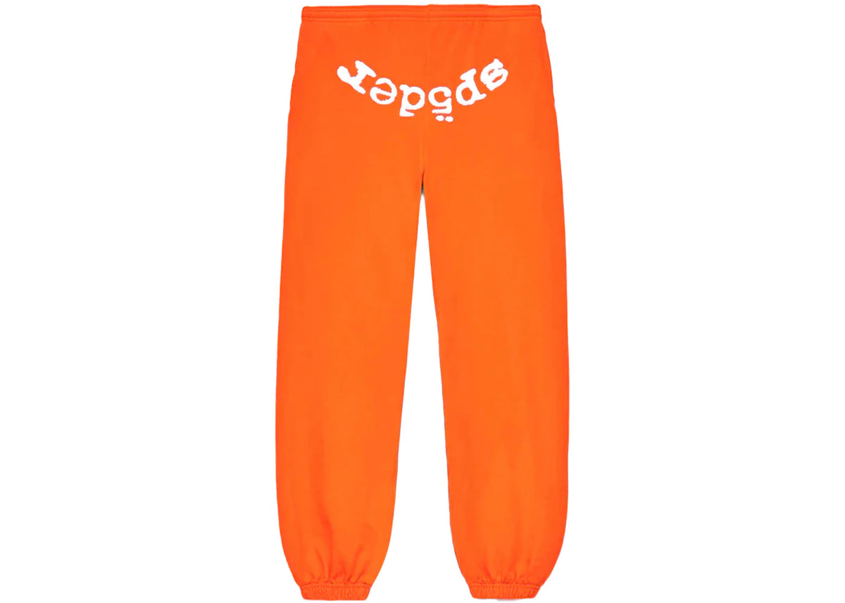 Sp5der Legacy Orange Sweatpants