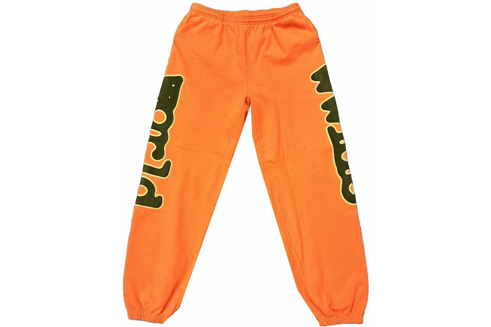 Sp5der Beluga Orange Sweatpants