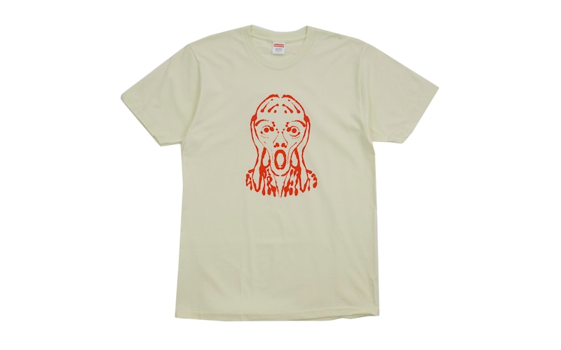 Supreme Scream Tee Pale Yellow