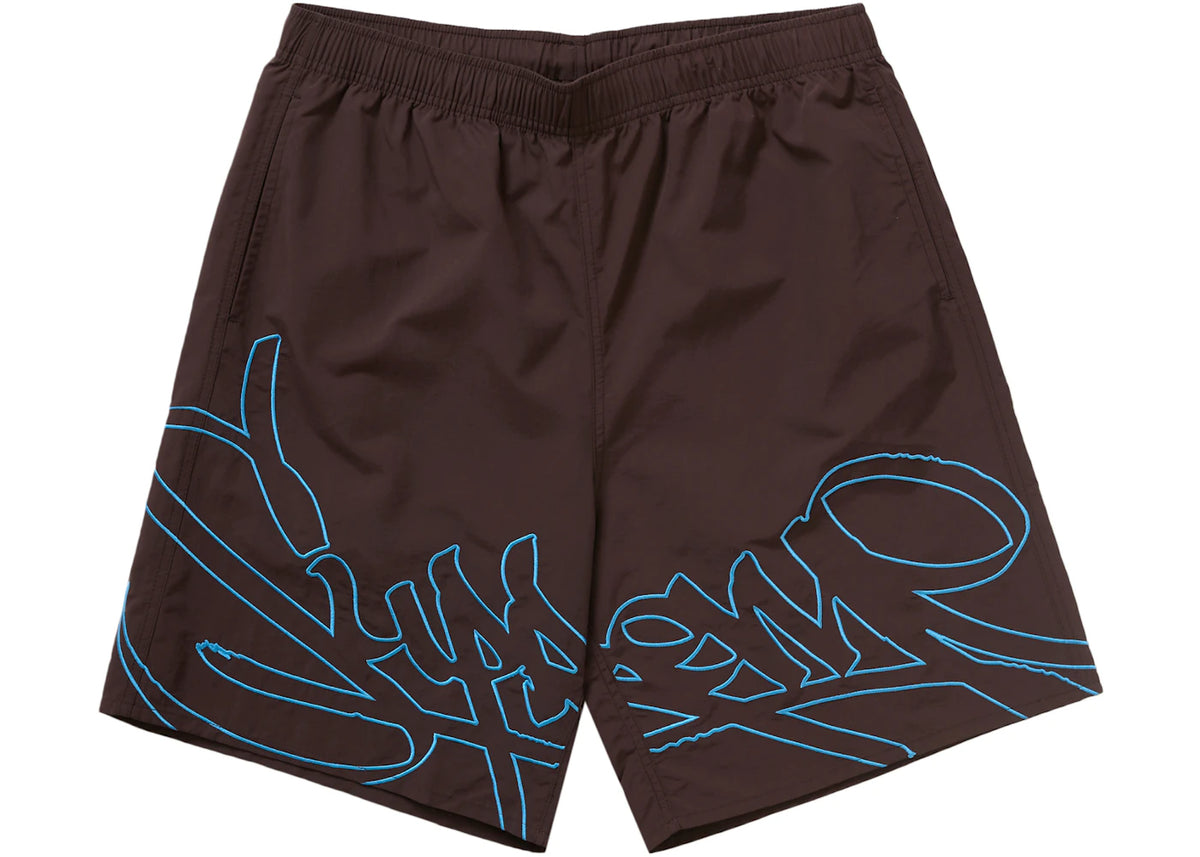 Supreme Tag Water Short Brown