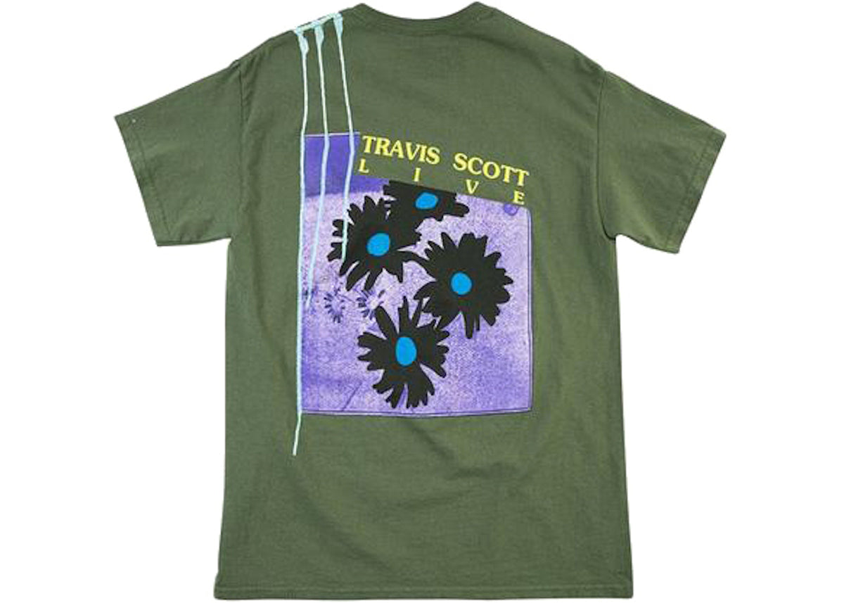 Travis Scott Astroworld Europe Exclusive T-Shirt Washed Green
