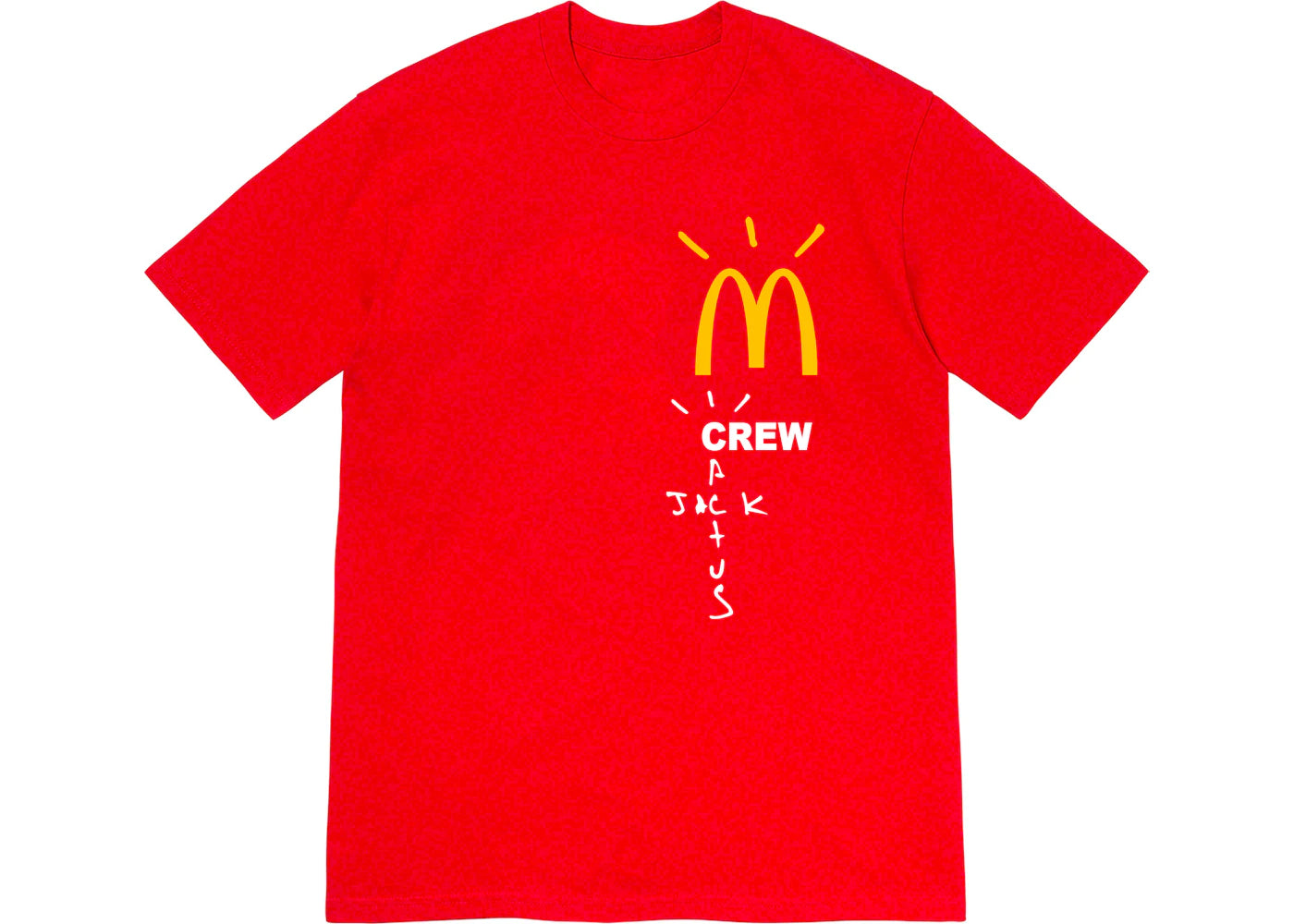 Travis Scott x McDonald's Crew T-shirt Red