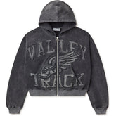 Vale Forever Valley Track Black Cat Zip Up