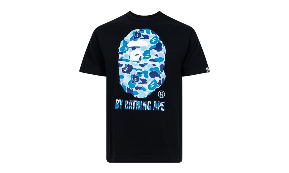 BAPE ABC Camo By Bathing Ape Tee Black/Blue