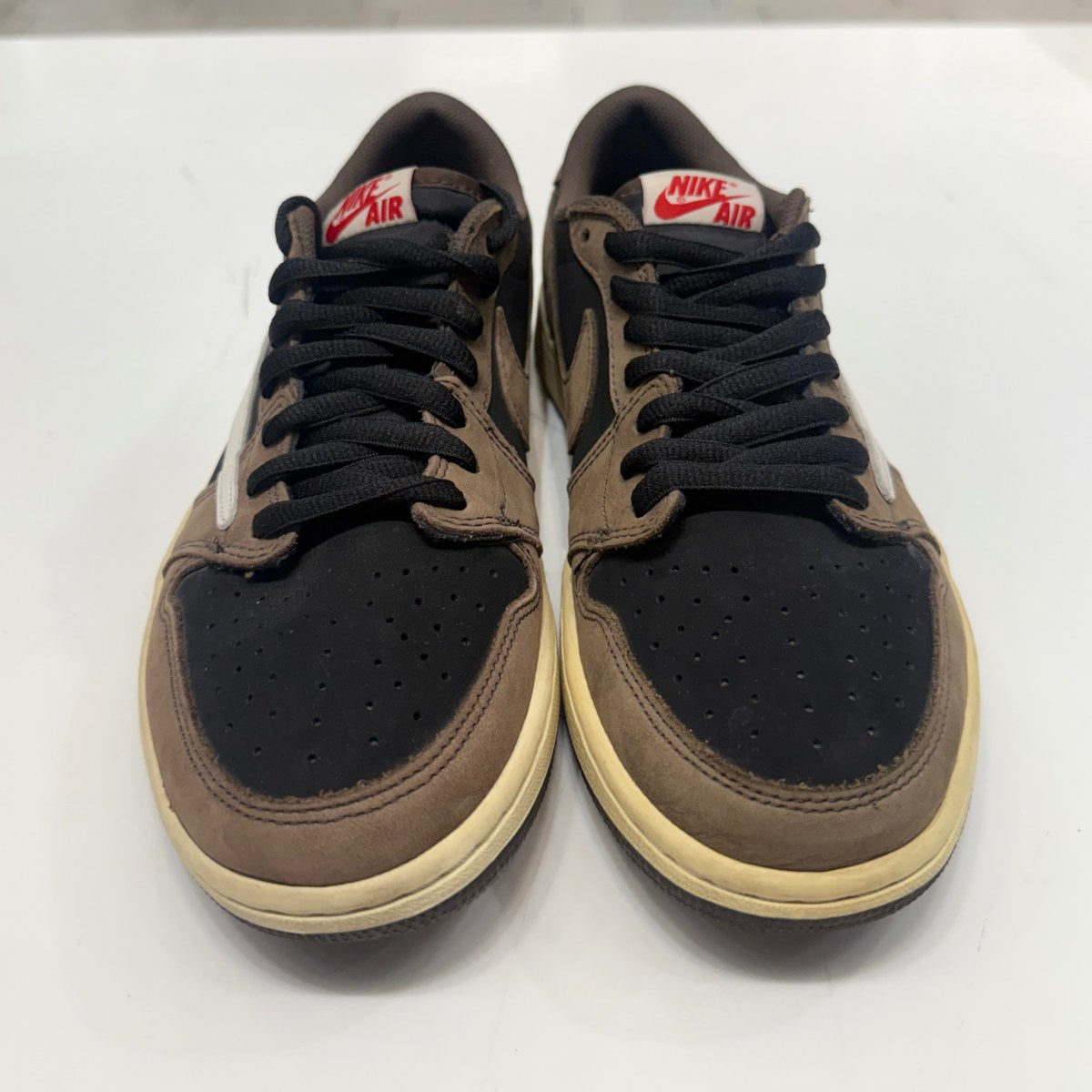 Jordan 1 Retro Low OG SP Travis Scott Mocha Size 9.5 (Heavily Worn Pre-Owned)
