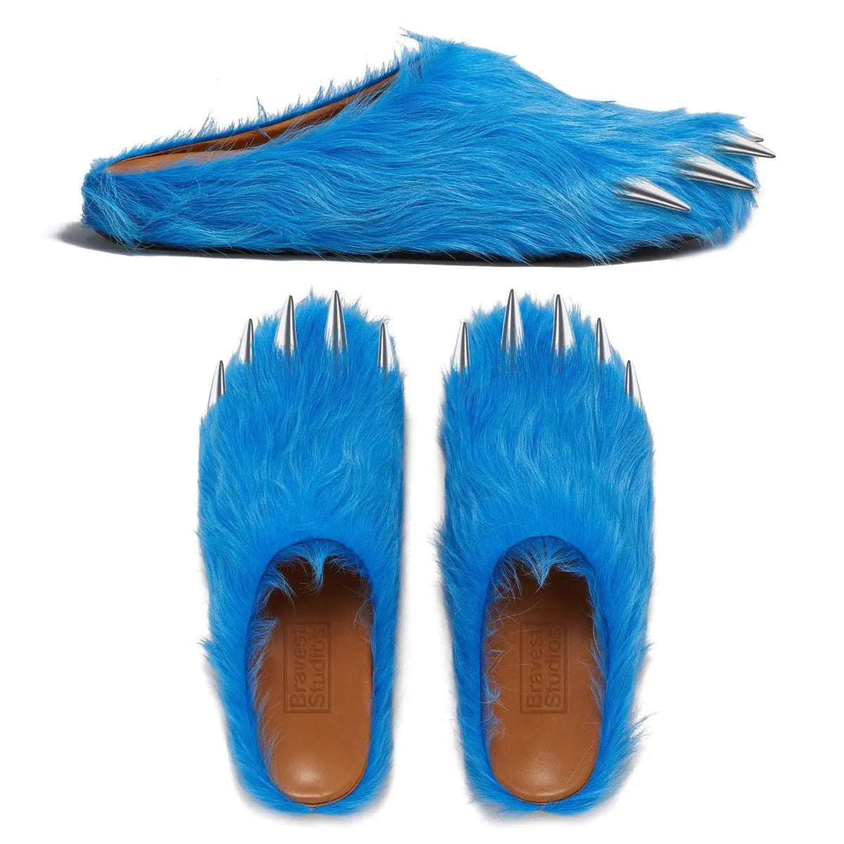 Bravest Studios Blue Bear Claw Mules