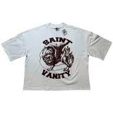 Saint Vanity Griffin Tee White Brown