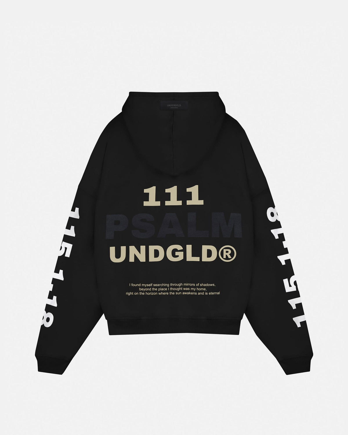 Undergold The One Psalm Hoodie Black