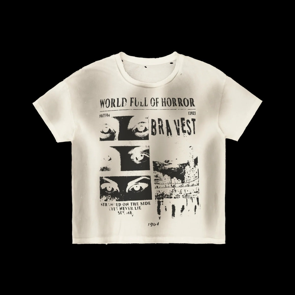 Bravest Studios White Horrors Vintage Tee