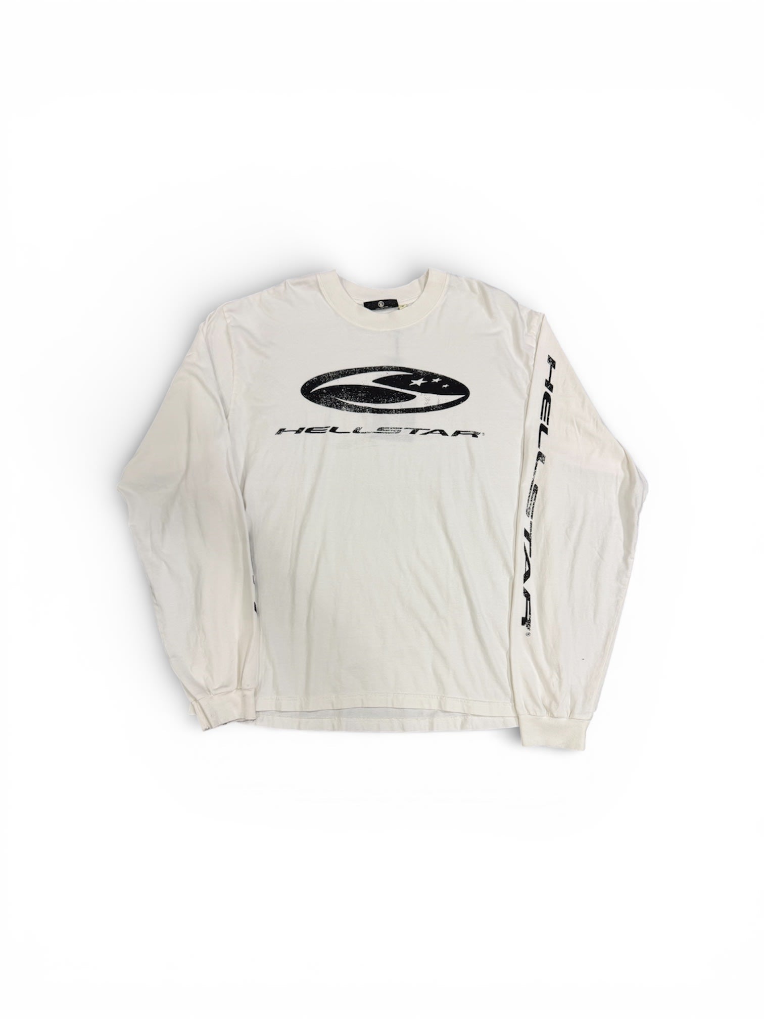 Hellstar Big Wave LS Tee White
