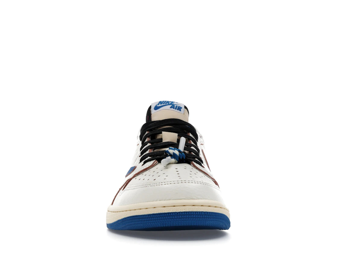 Jordan 1 Retro Low OG SP Fragment x Travis Scott Sail Military Blue