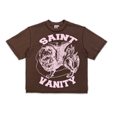 Saint Vanity Griffin Tee Brown Pink
