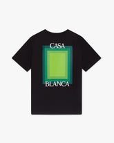 Casablanca Gradient Square Black T-Shirt