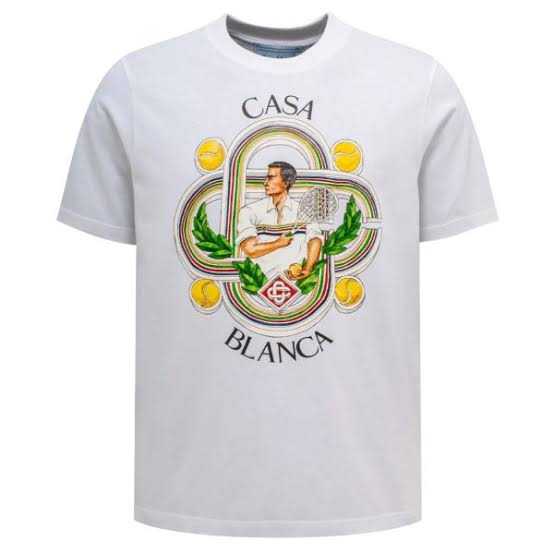Casablanca Le Joueur White T-shirt