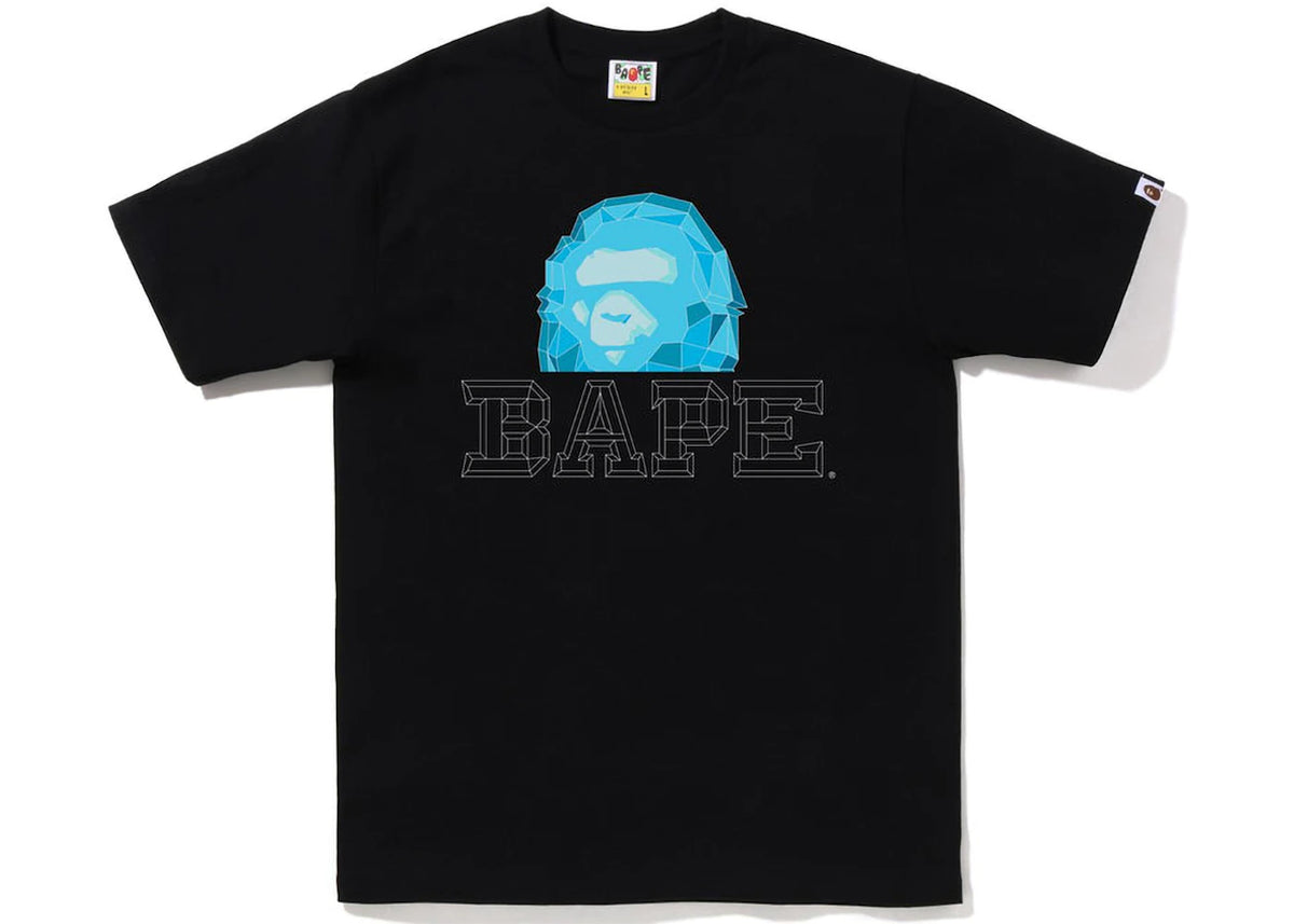 BAPE Polygon Ape Head Tee Black