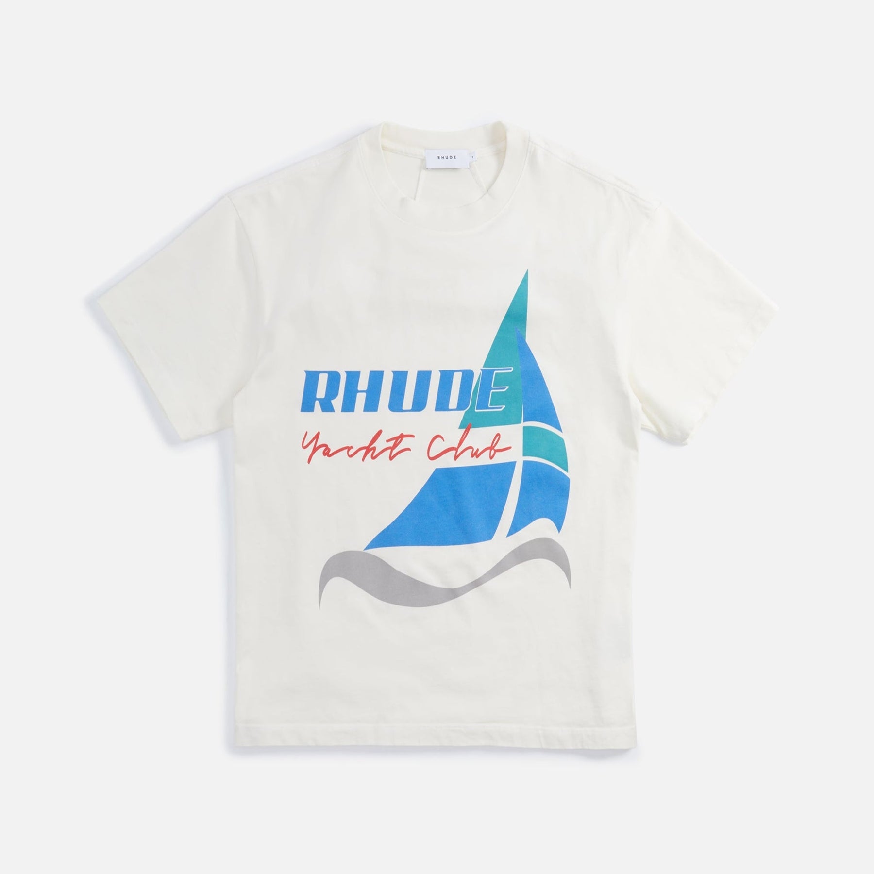 Rhude Yacht Club Tee Vintage Cream