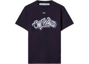 OFF-WHITE C/O Chicago Bulls T-shirt Navy/White/Light Blue