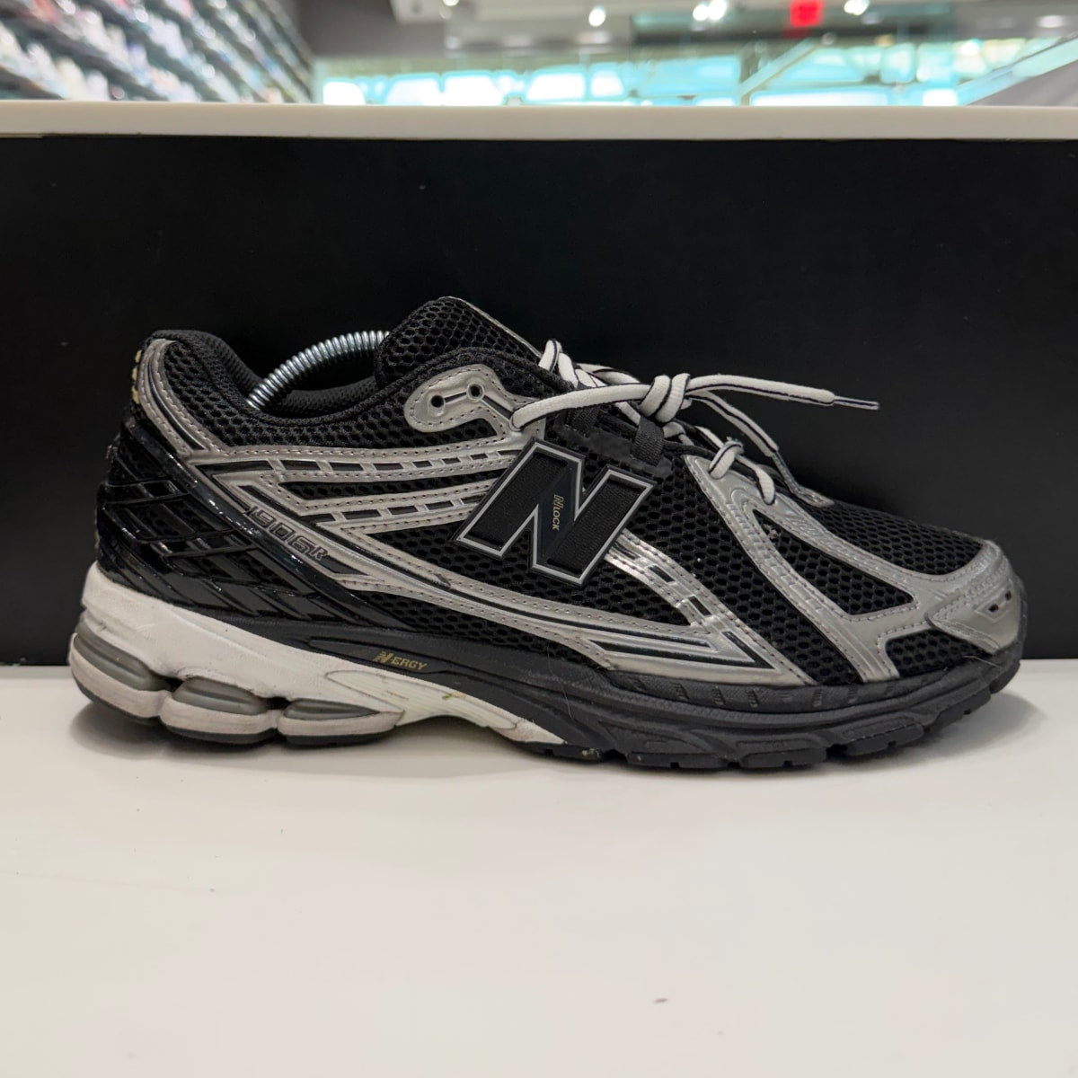 New Balance 1906R Black Grey White Size 10 (Lightly Worn Pre-Owned)